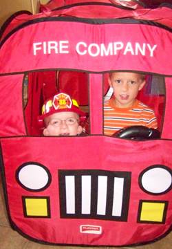 In the Fire Truck