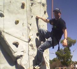 Matt Climbing