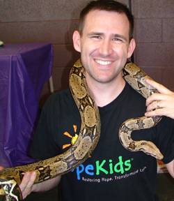 Matt with Snake